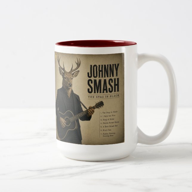 Caneca De Café Em Dois Tons Álbum de Johnny Smash: uma Paródia (Direita)