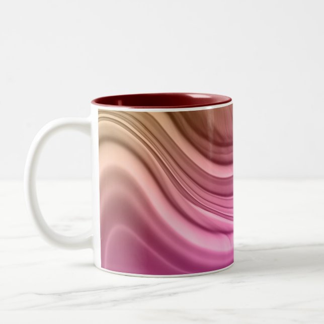 Caneca De Café Em Dois Tons Alcohol Ink Set Aurora Digital Paper-40817 (Esquerda)