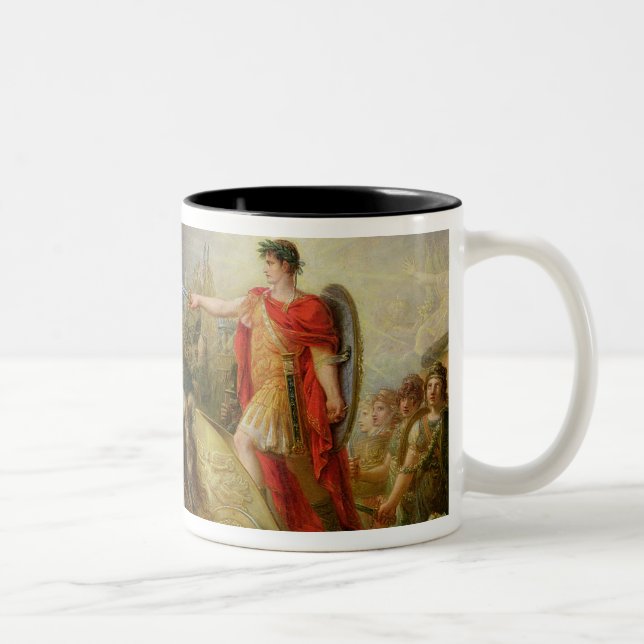 Caneca De Café Em Dois Tons Alegoria da rendição de Ulm (Direita)