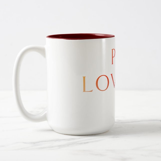 Caneca De Café Em Dois Tons Alegria Cromática (Esquerda)