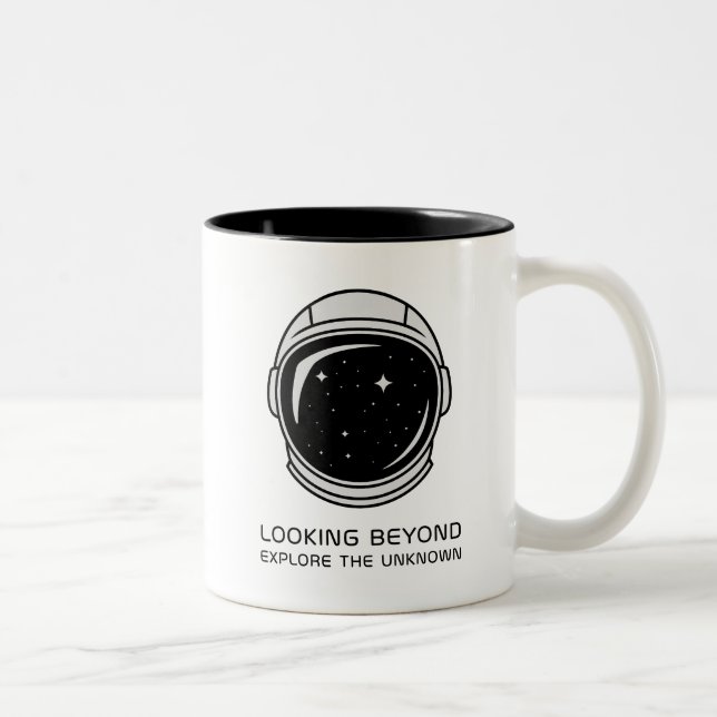 Caneca De Café Em Dois Tons além (Direita)