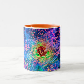 Caneca De Café Em Dois Tons Além do Núcleo