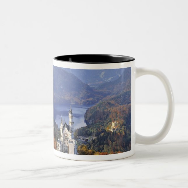 Caneca De Café Em Dois Tons Alemanha, Baviera, Castelo Neuschwanstein. Rei (Direita)
