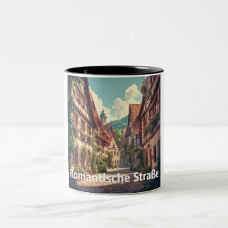 Caneca De Café Em Dois Tons Alemanha Reise-Mug - Romantische Straße