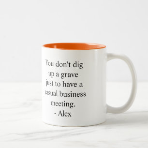 Caneca De Café Em Dois Tons Alex Mug