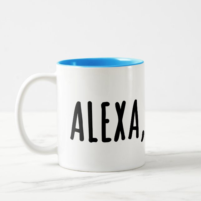 Caneca De Café Em Dois Tons Alexa, próximo.
 .
 . (Esquerda)