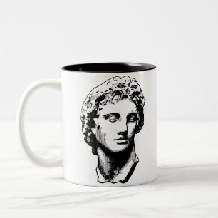 Caneca De Café Em Dois Tons Alexander a grande estátua