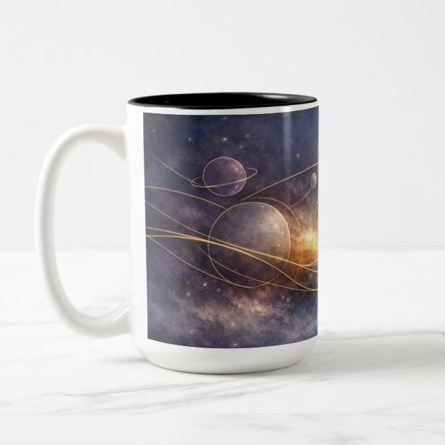 Caneca De Café Em Dois Tons Alfa (Esquerda)
