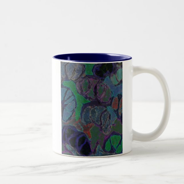 Caneca De Café Em Dois Tons algas (Direita)