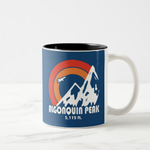 Caneca De Café Em Dois Tons Algonquin Peak Sun Eagle