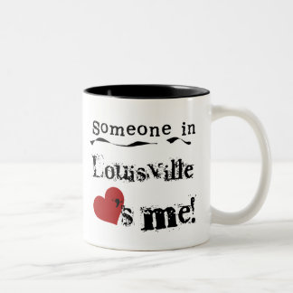 Caneca De Café Em Dois Tons Alguém em Louisville