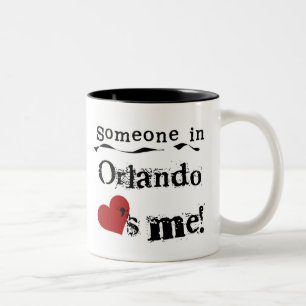 Caneca De Café Em Dois Tons Alguém em Orlando