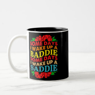 Caneca De Café Em Dois Tons Alguns Dias Eu Acordar Um Morcego Alguns Dias Eu A