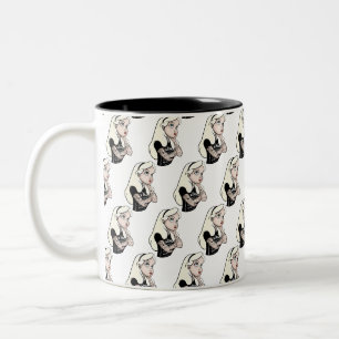 Caneca De Café Em Dois Tons Alice