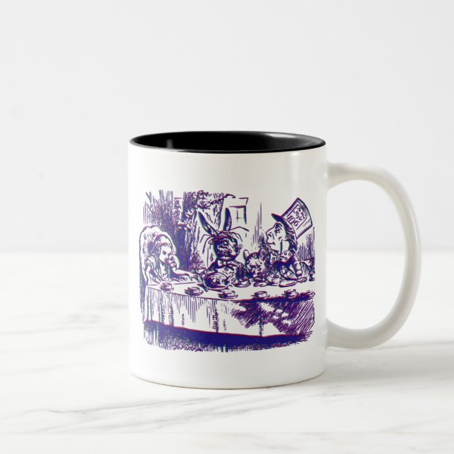Caneca De Café Em Dois Tons Alice Disco (Direita)