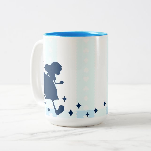 Caneca De Café Em Dois Tons Alice Mug (Frente Esquerda)