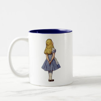 Caneca De Café Em Dois Tons Alice no País das Maravilhas
