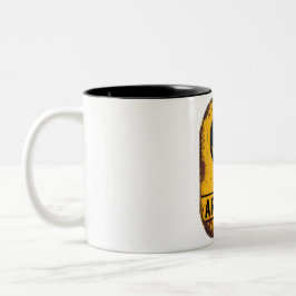 Caneca De Café Em Dois Tons Alien Zone Alert Mug – Beware the Unknown