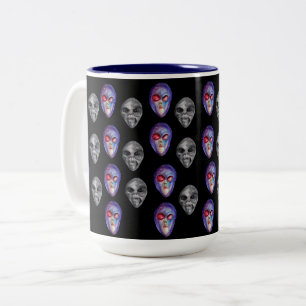 Caneca De Café Em Dois Tons Aliens
