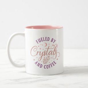 Caneca De Café Em Dois Tons Alimentado por Cristais e Diversão de Café no Hall