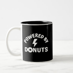 Caneca De Café Em Dois Tons alimentado por donuts