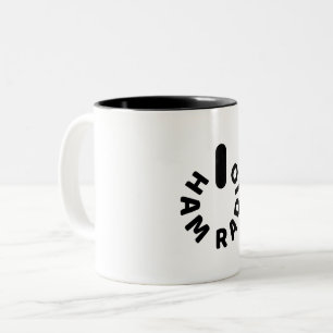 Caneca De Café Em Dois Tons Alimentado por HAM Radio