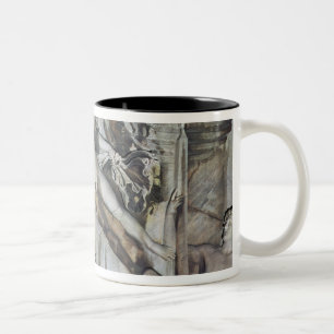 Caneca De Café Em Dois Tons Alivio do Apotheosis do imperador Antoninus