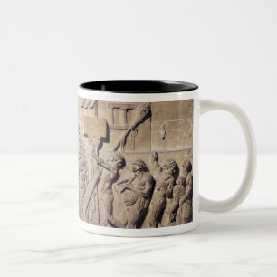 Caneca De Café Em Dois Tons Alivio que descreve Dionysus na casa de
