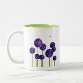 Caneca De Café Em Dois Tons Alliums Bee Friendly