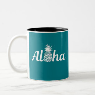 Caneca De Café Em Dois Tons Aloha