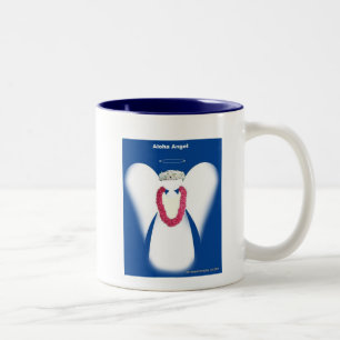 Caneca De Café Em Dois Tons Aloha anjo