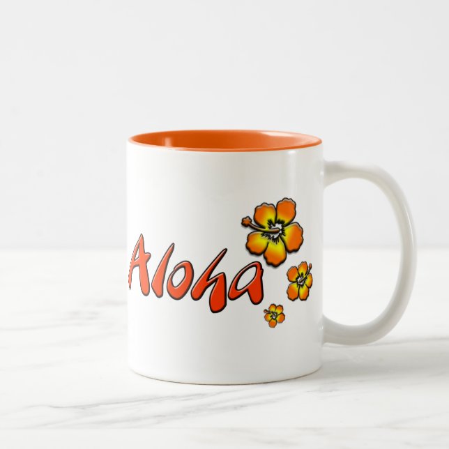 Caneca De Café Em Dois Tons Aloha Mug (Direita)