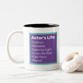 Caneca De Café Em Dois Tons Alojadores de Teatro