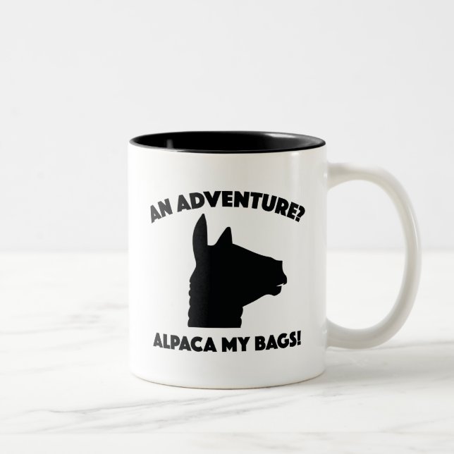 Caneca De Café Em Dois Tons Alpaca My Bolsas (Direita)