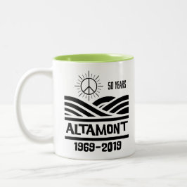 Caneca De Café Em Dois Tons Altamont Speedway 1969-2019 50th Anniversary
