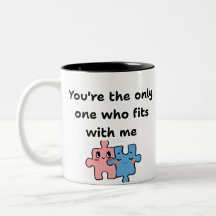 Caneca De Café Em Dois Tons Ama