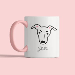 Caneca De Café Em Dois Tons Amante de Cachorro Fofo Mãe de Cachorro Pai de Cac