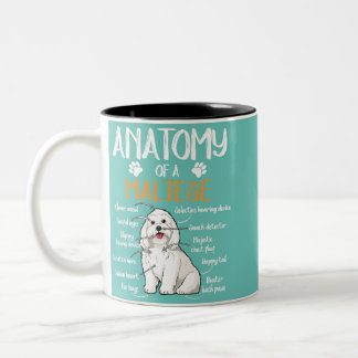 Caneca De Café Em Dois Tons amante de cães malteses