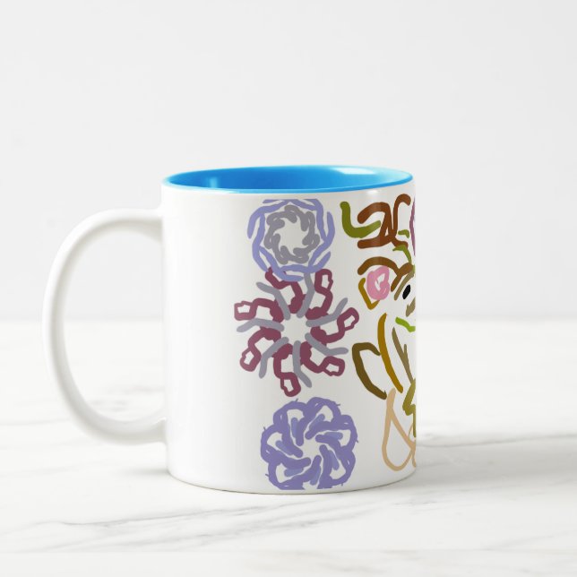 Caneca De Café Em Dois Tons Amante de inverno do cervo (Esquerda)