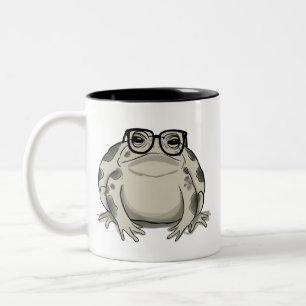 Caneca De Café Em Dois Tons Amante de Sapo da Chuva Presente da Chuva do Deser