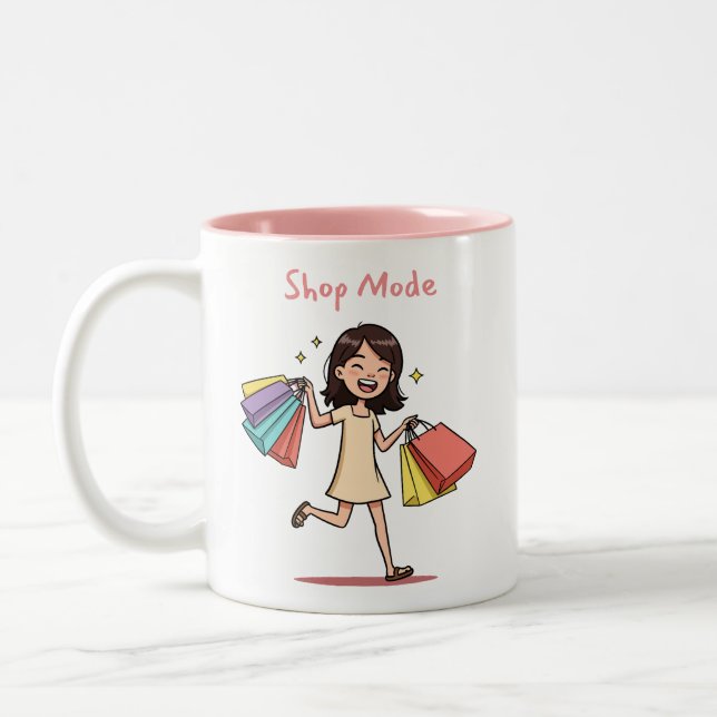 Caneca De Café Em Dois Tons Amante do modo de compra (Esquerda)