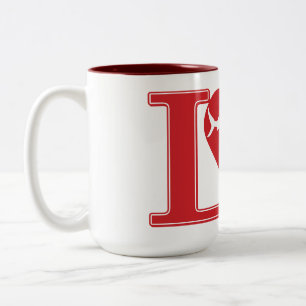 Caneca De Café Em Dois Tons Amar Tubarão