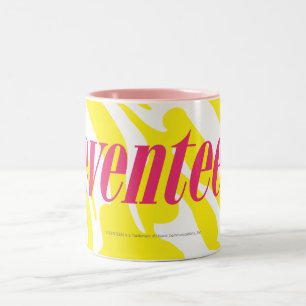 Caneca De Café Em Dois Tons Amarelo da zebra