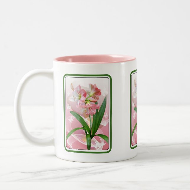 Caneca De Café Em Dois Tons Amaryllis (Esquerda)
