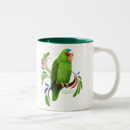 Caneca De Café Em Dois Tons Amazon fronteado branco