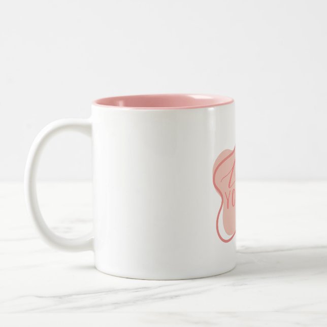 Caneca De Café Em Dois Tons Ame a si mesmo  (Esquerda)