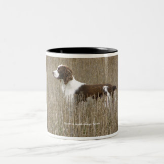 Caneca De Café Em Dois Tons Ame o Spaniel de Springer inglês produzido campo?