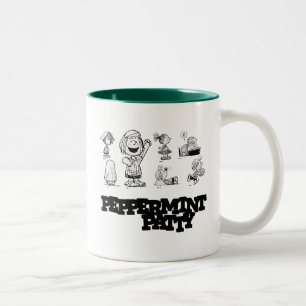 Caneca De Café Em Dois Tons Amendoins Pepperminta Patty