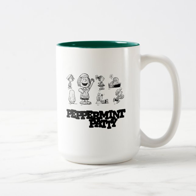 Caneca De Café Em Dois Tons Amendoins | Pepperminta Patty (Direita)