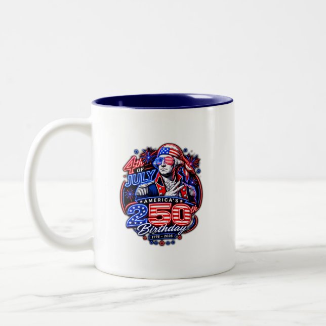 Caneca De Café Em Dois Tons América 250 Duque (Esquerda)